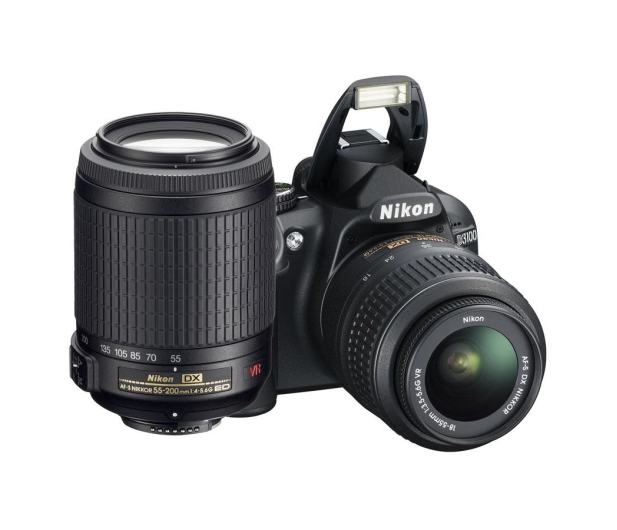 Nikon D3100 18-55VR + 55-200VR Kit - 1450650 - zdjęcie 3